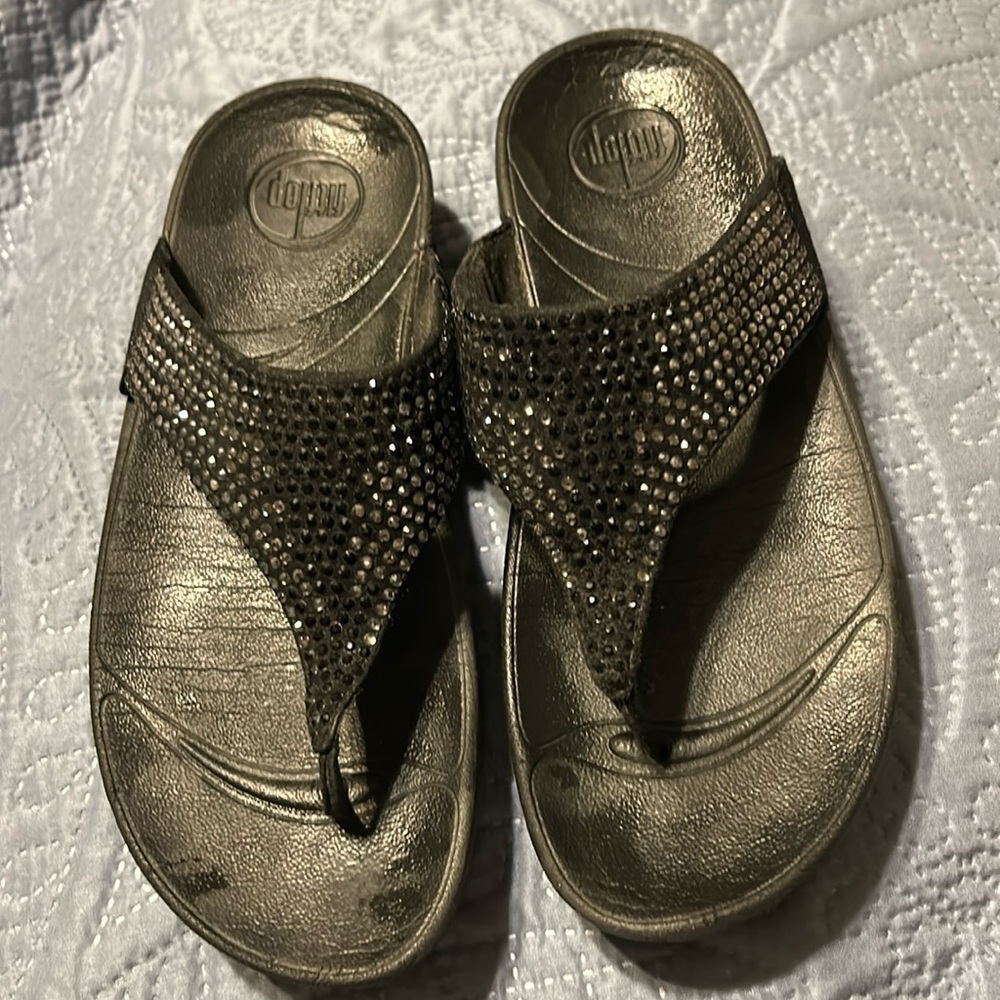 Fit Flop black sandals size 7